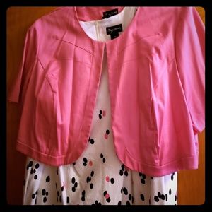 Pink jacket and dress